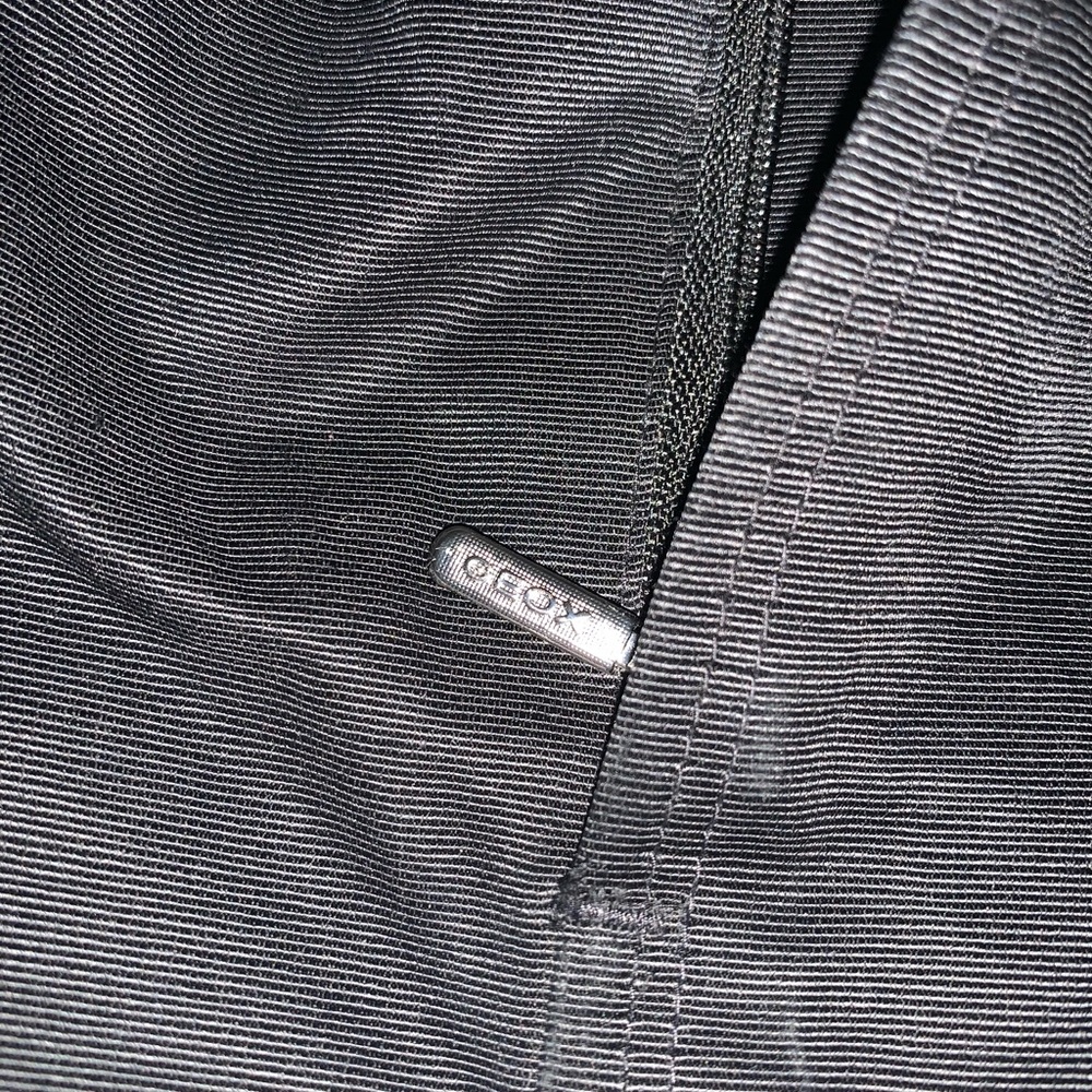 GEOX. Respira Breathable Jacket. Button front w/ wrap tie. Sz 8 - Picture 3 of 14
